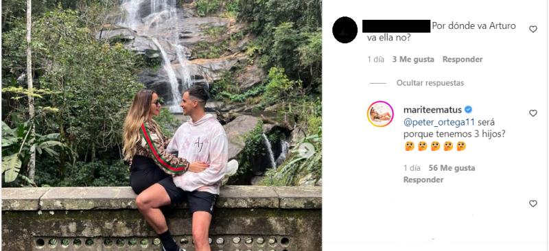 La ex esposa de Arturo Vidal aseguró que el viaje fue por sus hijos.