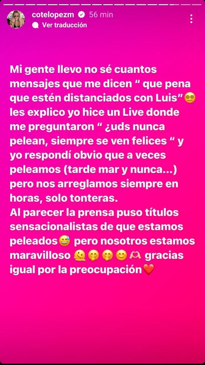 La explicación de Cote López al su "pelea" con Luis Jiménez.