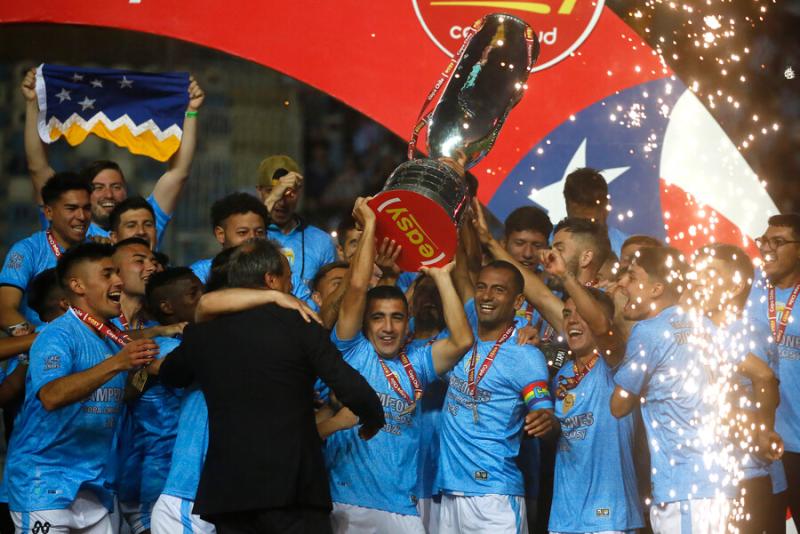 Magallanes es el vigente campeón de la Copa Chile. Imagen: Photosport.