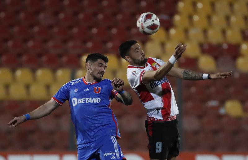 La U rescató un agónico empate ante Curicó Unido en el Campeonato Nacional 2023. Crédito: Photosport.