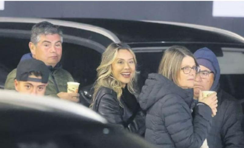 Renata Almada accompanied the family of Marco Rojas to the memorial grounds - Credits: LUN