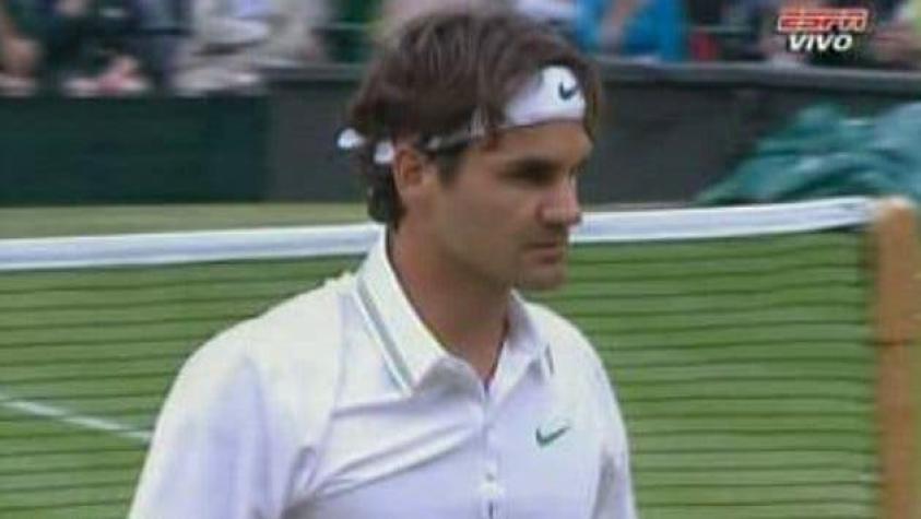 Federer avanza a la final de Wimbledon