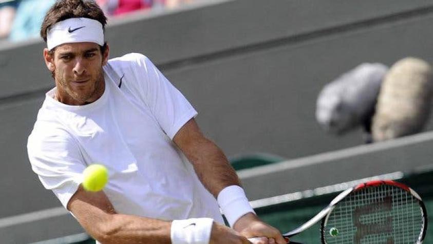 Del Potro se instaló en los octavos de final de Wimbledon