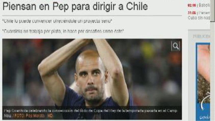 La “Roja”: Ex gerente de la ANFP propone a Pep Guardiola