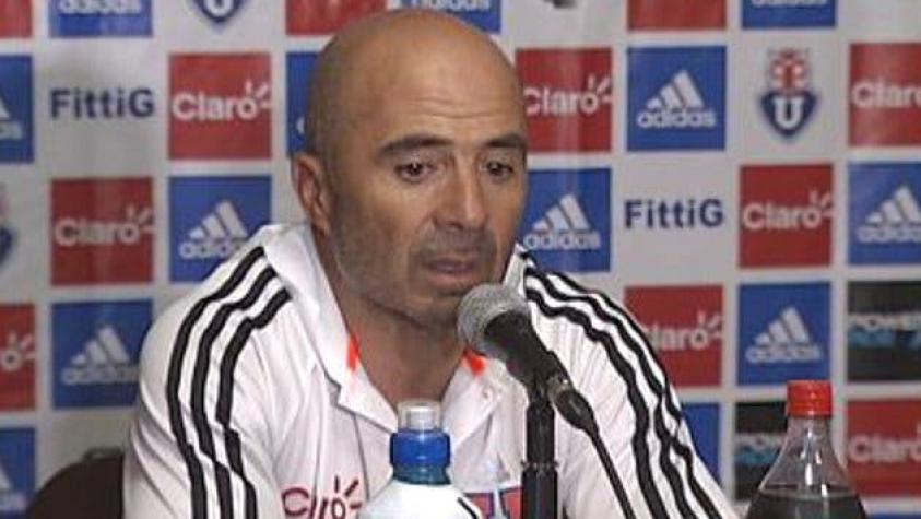 Jorge Sampaoli analiza su futuro en la U