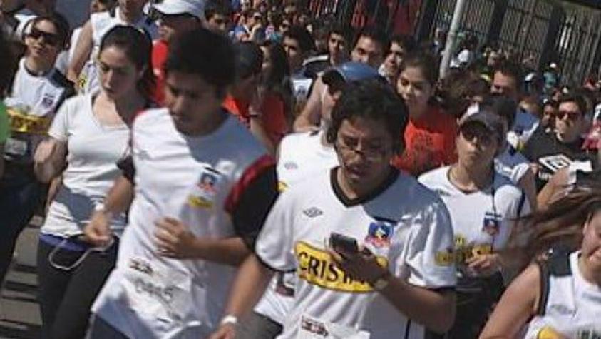 Colo Colo celebró llegada a torneo internacional con maratón