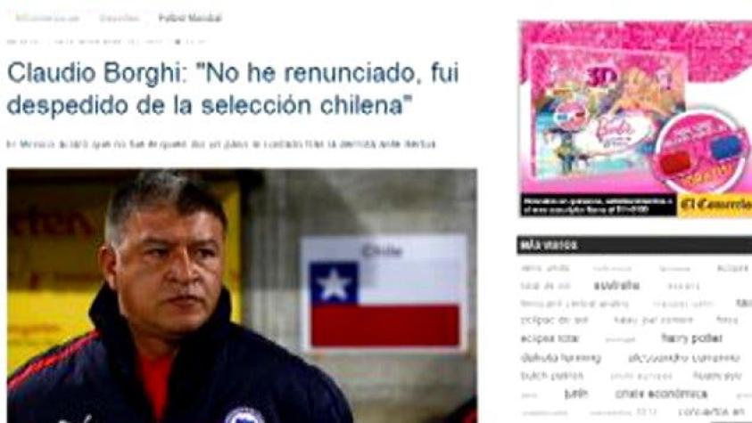 Despido de Claudio Borghi dio la vuelta al mundo