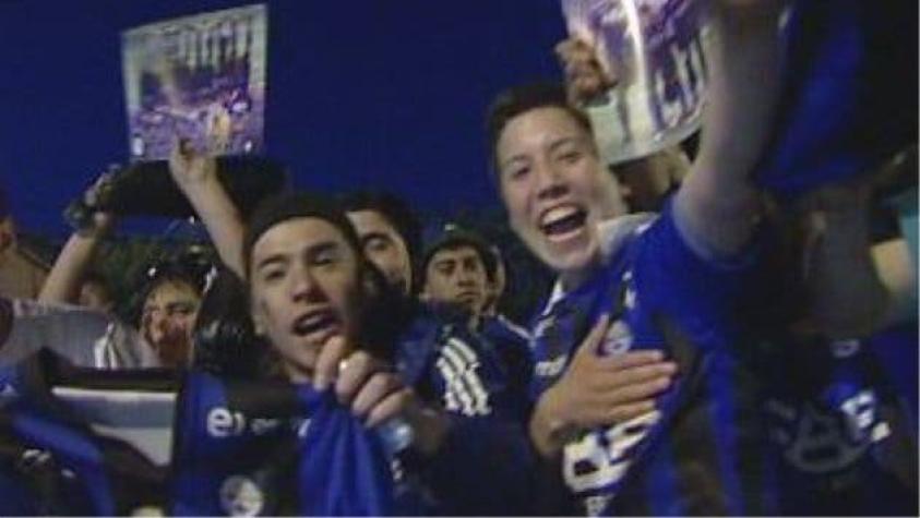 Hinchas de Huachipato celebraron triunfo del equipo