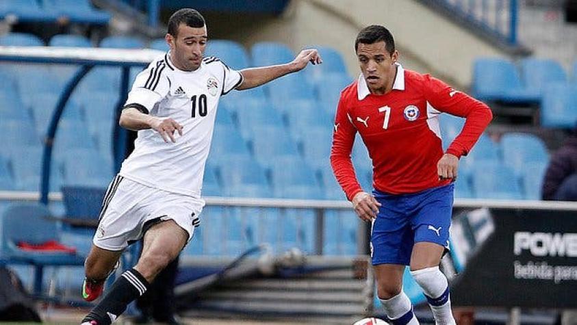 Chile venció a Egipto en partido amistoso
