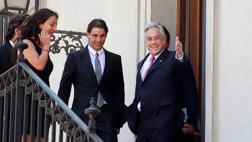 Rafael Nadal se reunió con el presidente Piñera en La Moneda