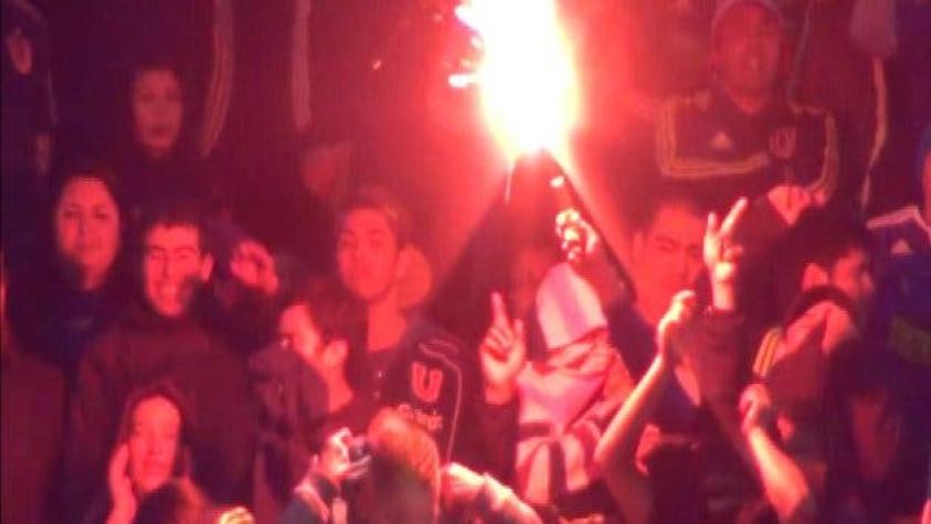 Video facilita detención de sujeto por prender bengala en partido