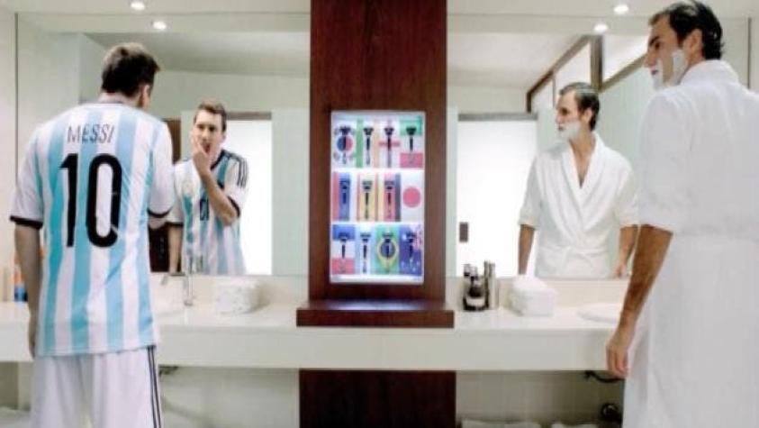 Lionel Messi y Roger Federer se enfrentan en comercial