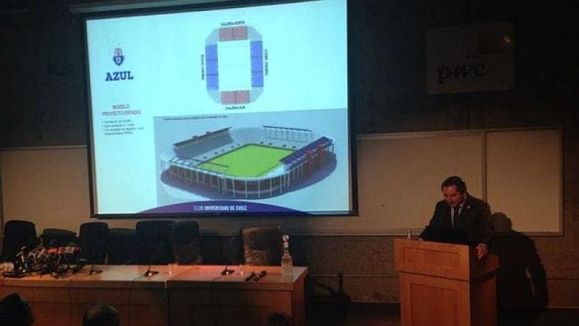 Así será el estadio que la U anunció en la Laguna Carén