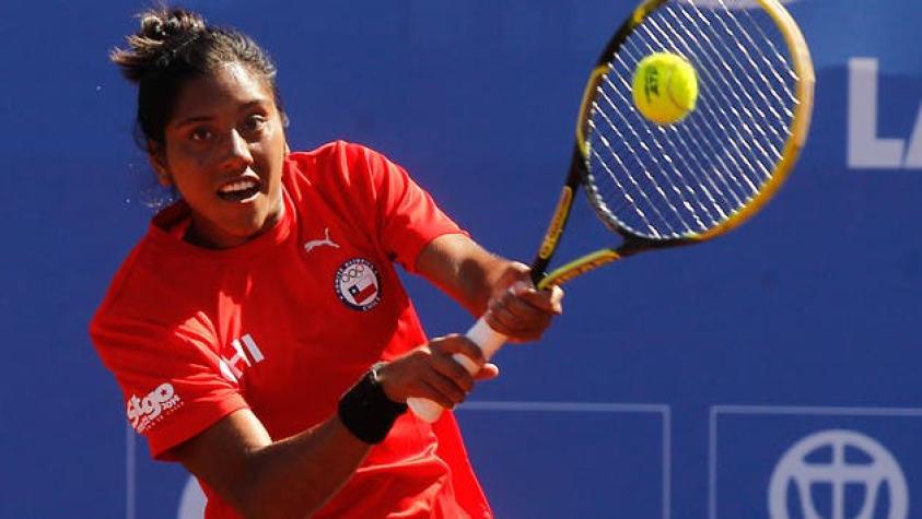 Daniela Seguel cayó en la primera ronda del cuadro de dobles en Wimbledon