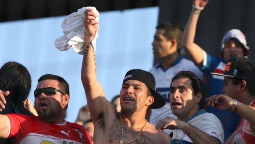 El “Pitbull” alentó desde las gradas a Universidad Católica