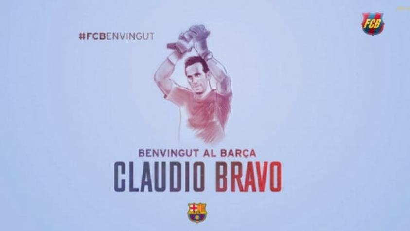 [VIDEO] El Barça dio la bienvenida a Claudio Bravo con este clip con sus mejores atajadas
