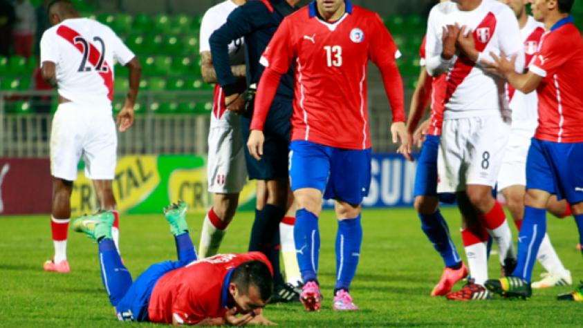 Gary Medel fue operado tras agresión que le provocó la pérdida de un diente en goleada ante Perú