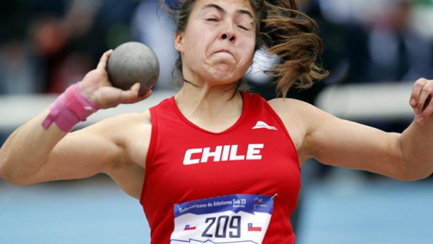 Chilena Ivana Gallardo se quedó con el oro en bala del Sudamericano sub23