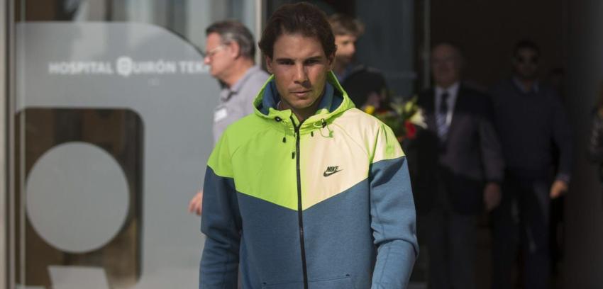 [FOTO] Así comienza el proceso de recuperación de Rafael Nadal