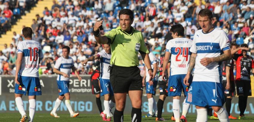 Eduardo Gamboa dirigirá el partido entre Universidad Católica y Colo Colo