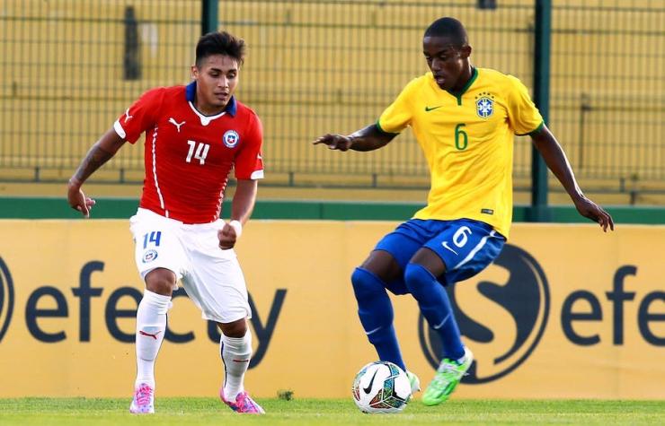 Chile cayó en su debut ante Brasil por el Sudamericano sub 20
