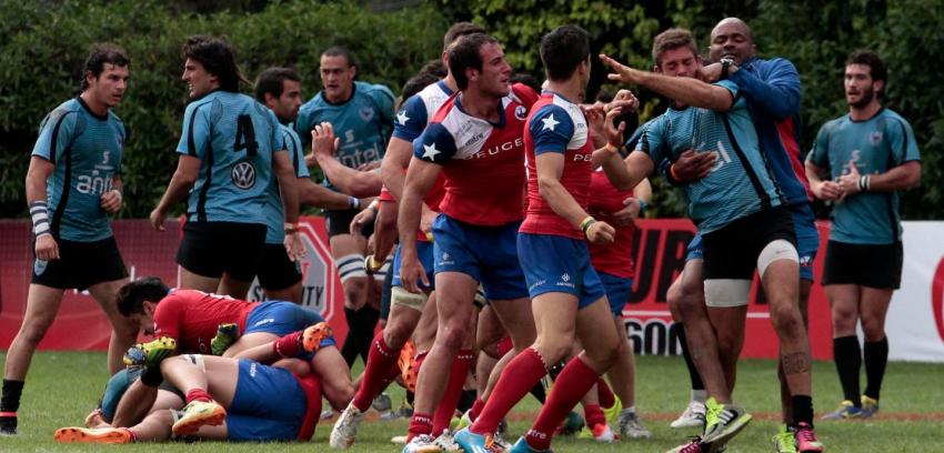 [VIDEO] Violenta pelea entre Chile y Uruguay tras partido de rugby en Viña del Mar