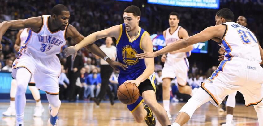 [VIDEO] 37 puntos en un cuarto: Así fue el récord de Klay Thompson en la NBA