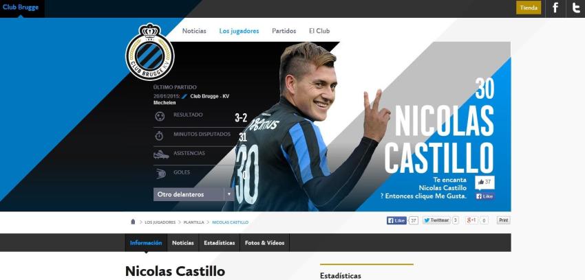 Nicolás Castillo se va a préstamo y jugará con Gonzalo Jara