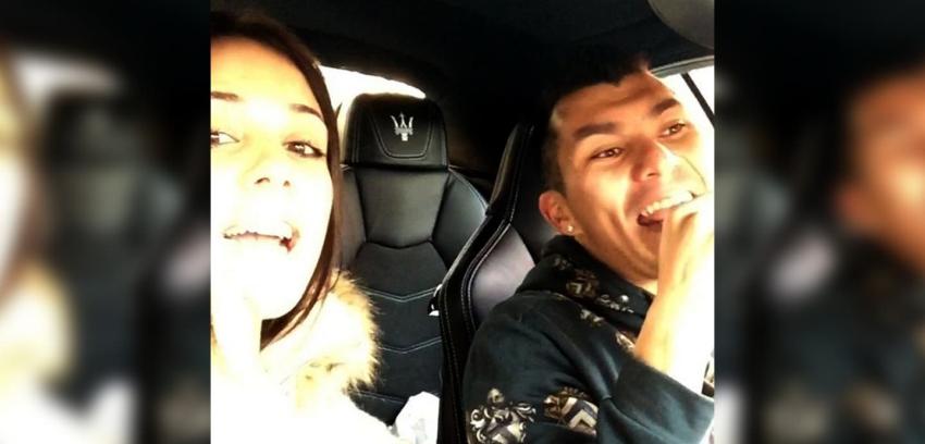 [VIDEO] Gary Medel sorprende cantando salsa junto a su novia