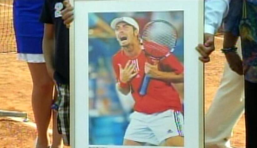 El emotivo homenaje que recibió Nicolás Massú