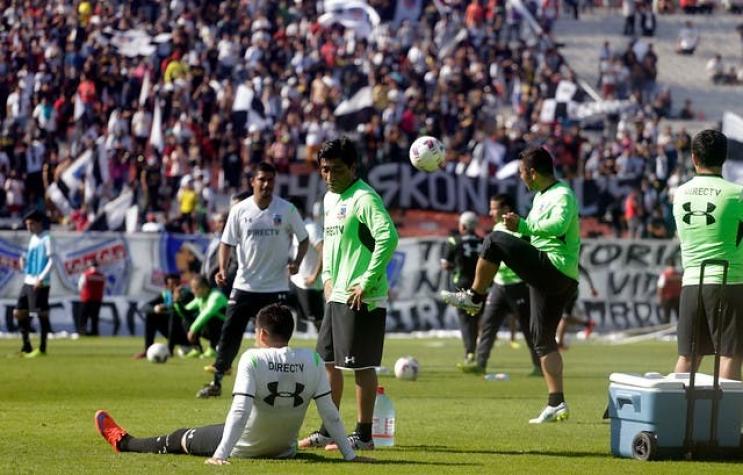 Hinchas de Colo Colo arengan al Cacique previo al Clásico con la UC