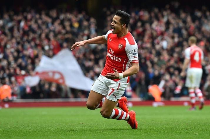 Alexis Sánchez fue incluido en el Once Ideal de Inglaterra
