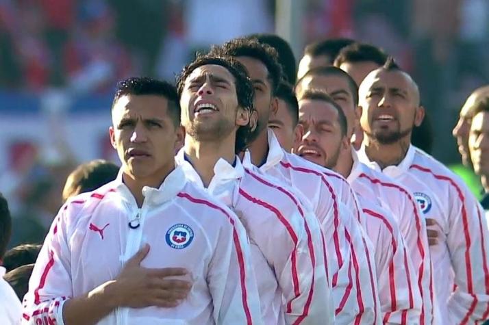 [VIDEO] Así se escuchó el himno de la selección de Chile en la final
