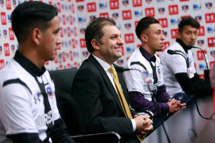 Colo Colo presenta oficialmente a Andrés Vilches, Martín Rodríguez y Christofer Gonzales