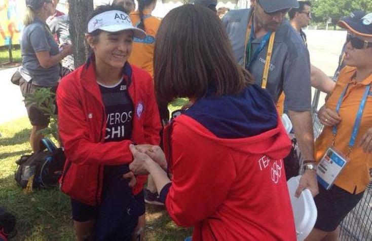 Bárbara Riveros también recibe felicitaciones del Gobierno tras su oro en Toronto 2015