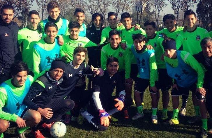 [FOTO] Matías Fernández entrena con la Sub 17 de Colo Colo