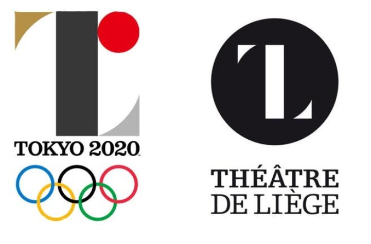 Polémica por semejanzas entre el logo de Tokio-2020 y el Teatro de Lieja