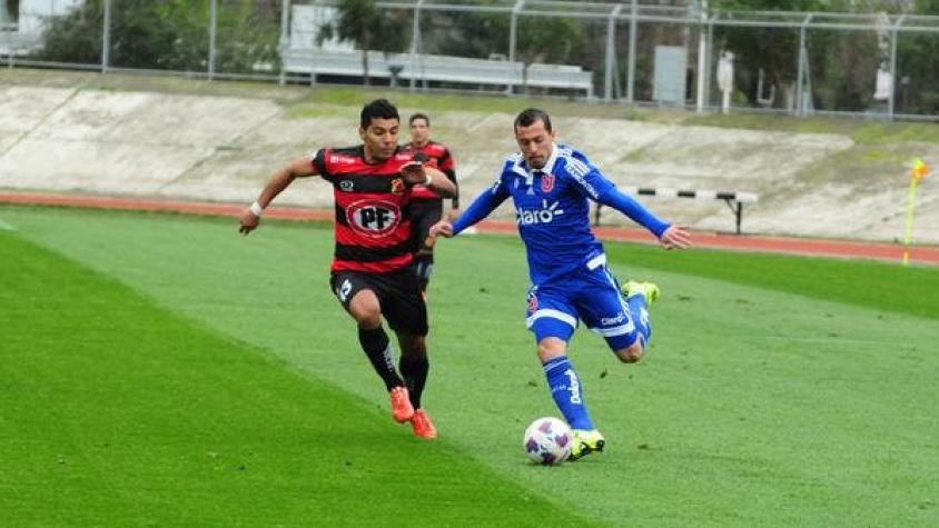 La U cierra un 3-0 sobre Rangers en reanudación de duelo suspendido por Copa Chile