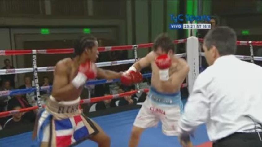 [VIDEO] ¿Hubo o no golpe?: El polémico nocaut de un boxeador argentino