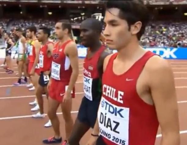 Carlos Díaz se clasifica para semifinales de los 1.500 metros en Mundial de Atletismo