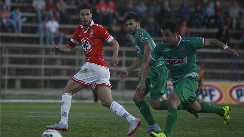 Audax festeja primera victoria a costa de Unión La Calera
