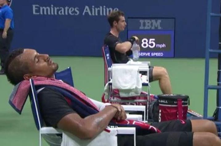 La alocada jornada del villano de la ATP durante su debut en US Open