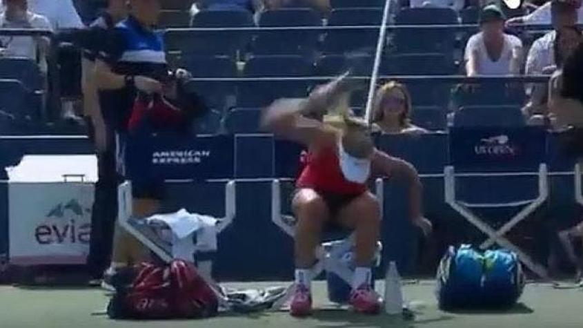 El inesperado momento de furia de una tenista rompe mitos en US Open