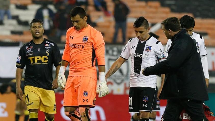 Justo Villar vuelve a lesionarse defendiendo a Colo Colo