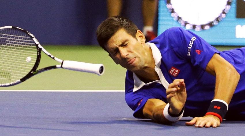 La peligrosa caída que pudo costar el retiro de Novak Djokovic en la final