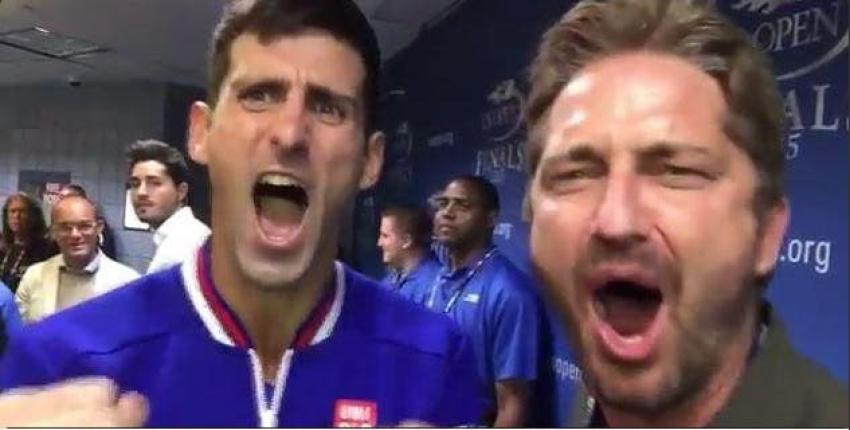 Djokovic y su divertido encuentro con actor de “300”: ¡Esto es Esparta!
