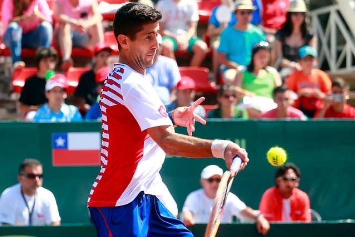 Hans Podlipnik se integra al equipo que recibirá a Venezuela por Copa Davis
