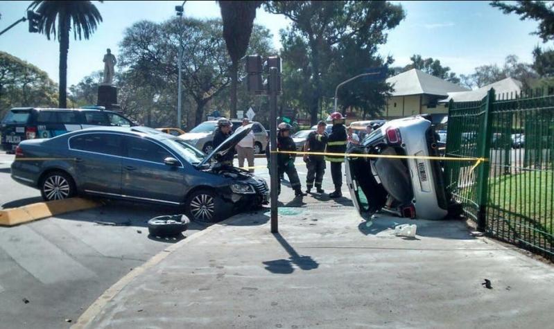 [VIDEO] Así quedó el vehículo de Iván Zamorano tras accidente en Buenos Aires