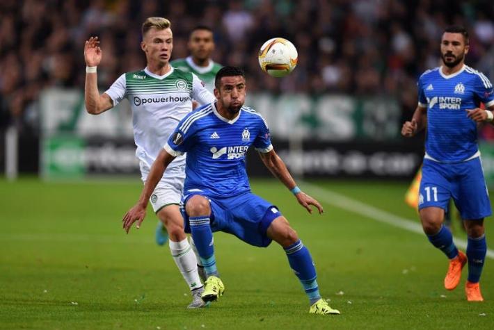 Mauricio Isla debuta en Francia en empate con incidentes del Marsella