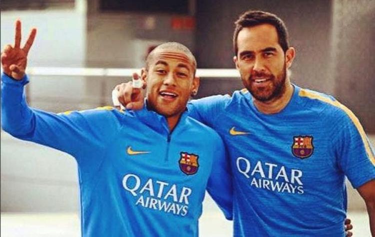 [FOTO] Claudio Bravo continúa su recuperación: "Vamos por más"